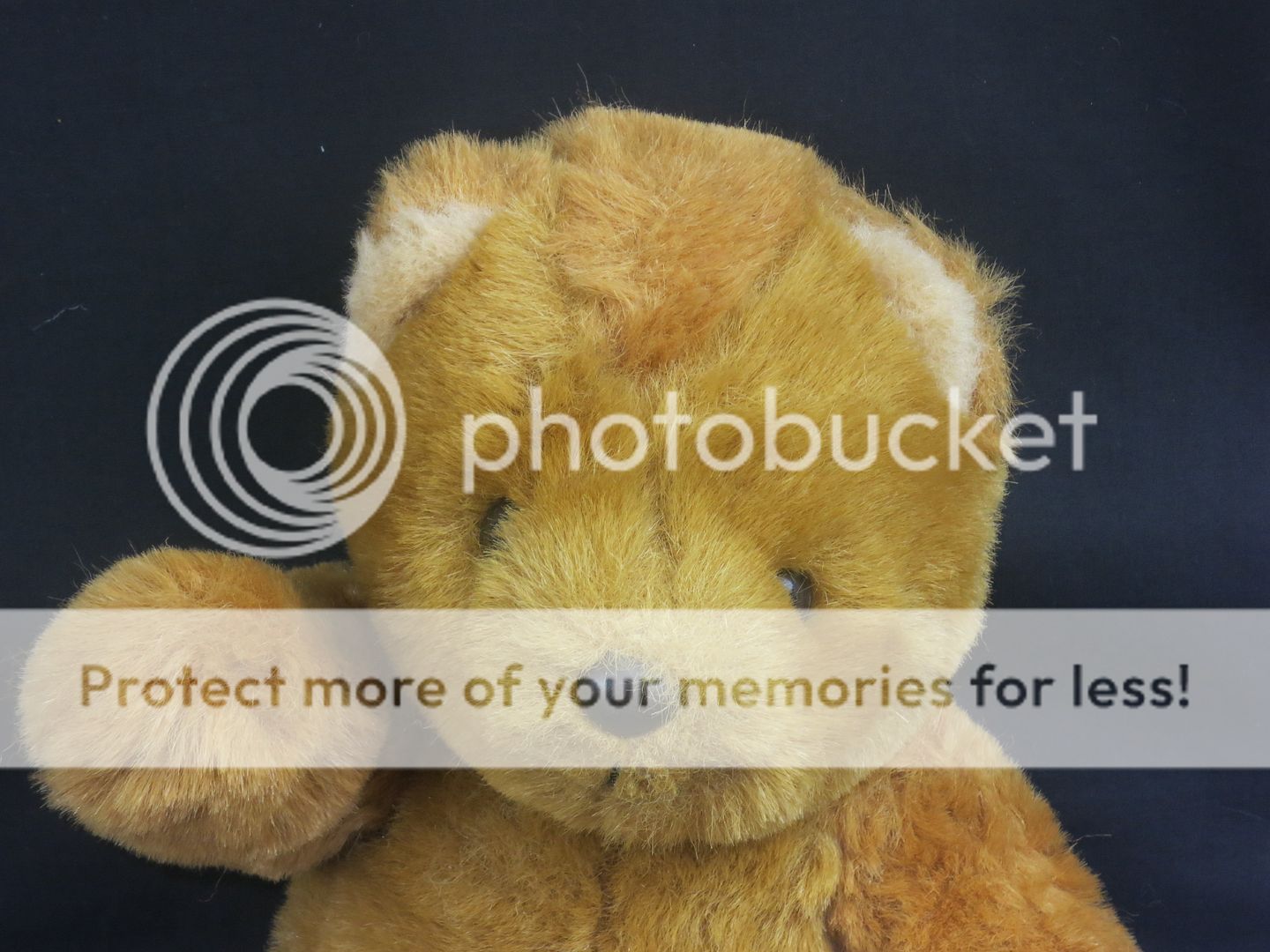 vintage mervyns department store golden brown teddy muffin